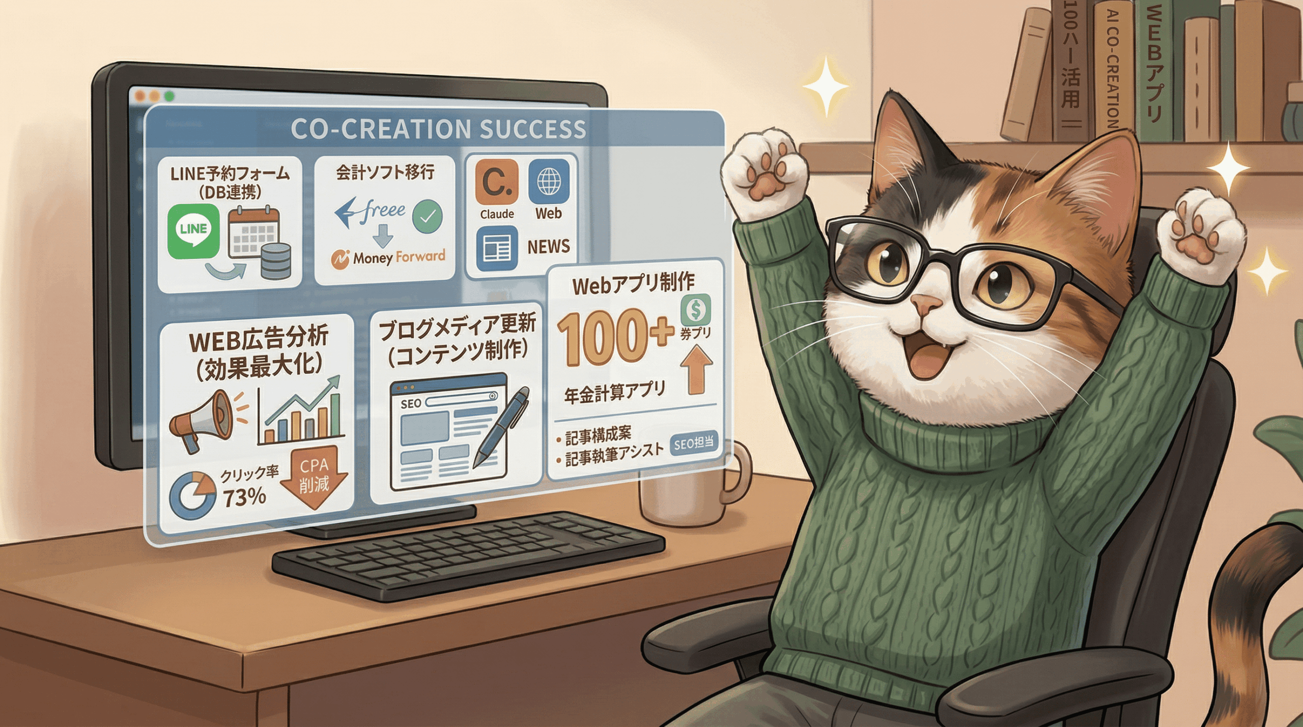 AIが使えるメリットは自分のスキルだけでは出来ないことでもチャレンジできること